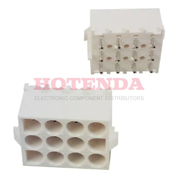 641974-1 - CONN HEADER 12POS VERT .250 TIN