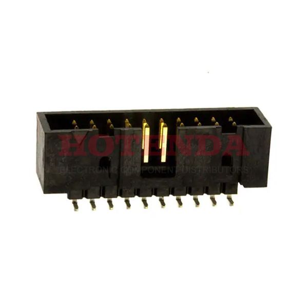 72454-020LF - CONN HEADER SMD 20POS 2.54MM