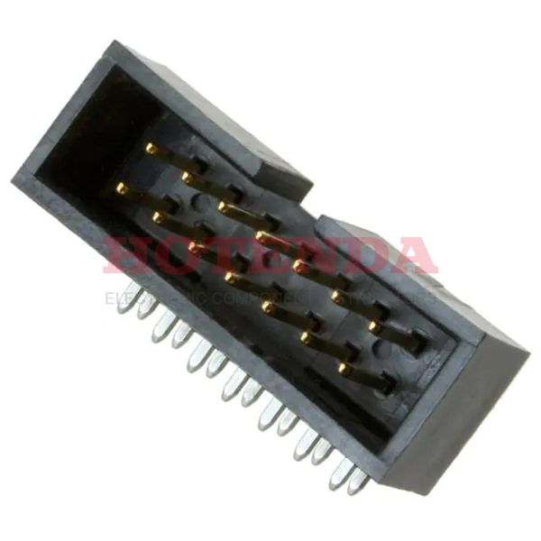 0702471454 - Conn Shrouded Header HDR 14 POS 2.54mm Solder RA Thru-Hole C-Grid® Tray