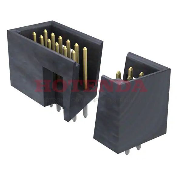 0015800129 - Conn Shrouded Header HDR 12 POS 2.54mm Solder ST Thru-Hole C-Grid® Tube