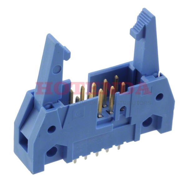 2-5499160-1 - Headers &amp; Wire Housings A/L UNIV HDR 10P VERT SHT LAT BLUE