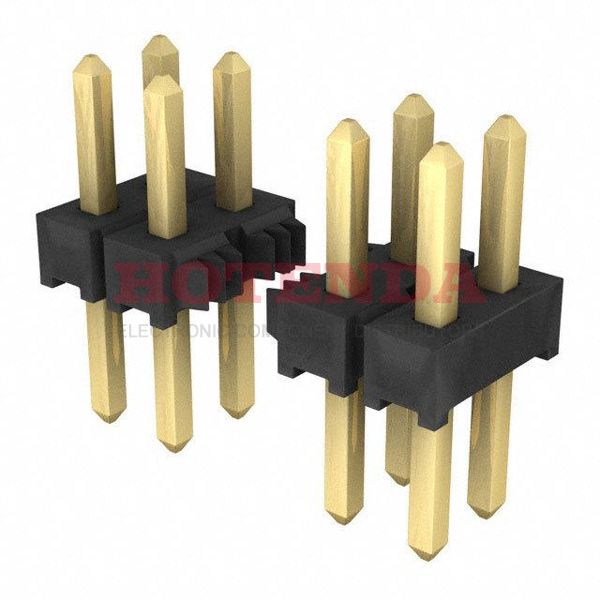 TMM-122-03-G-D - Conn Unshrouded Header HDR 44 POS 2mm Solder ST Thru-Hole Automotive Bulk