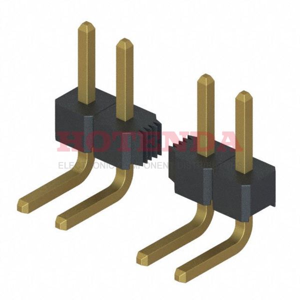 M22-2031405 - Headers &amp; Wire Housings 14 SIL PIN HDR GOLD HORIZONTAL