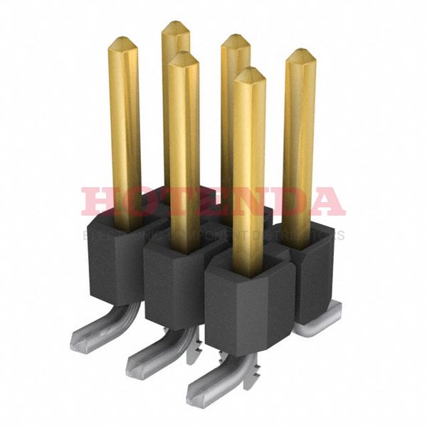 TSM-103-01-L-DV-LC - CONN HEADER 6POS .100" DBL SMD