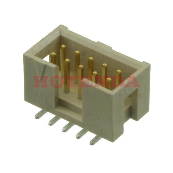 HTSS-105-01-L-DV - SAMTEC HTSS-105-01-L-DV Board-To-Board Connector, HTSS Series, 10 Contacts, Header, 2.54 mm, Surface Mount, 2 Rows