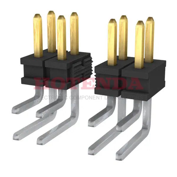 TMMH-120-01-L-D-RA - SAMTEC TMMH-120-01-L-D-RA Board-To-Board Connector, Right Angle, TMMH Series, 40 Contacts, Header, 2 mm, Through Hole, 2 Rows