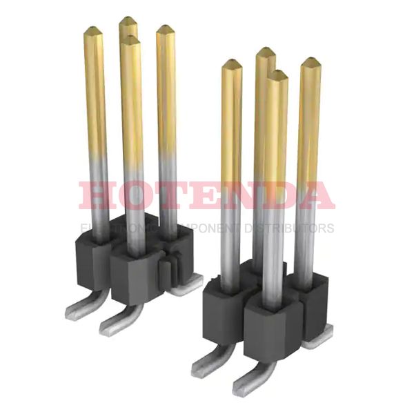 TSM-110-03-L-DV - SAMTEC TSM-110-03-L-DV Board-To-Board Connector, TSM Series, 20 Contacts, Header, 2.54 mm, Surface Mount, 2 Rows