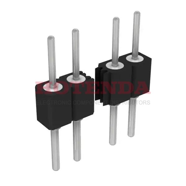 350-80-154-00-013101 - 350 Series 1-Row Header Solder Brass Bulk Through Hole Tin Polycyclohexylenedimethylene Terephthalate (PCT), Polyester, Glass Filled 54-Position Board to Board 0.116 2.95mm Height