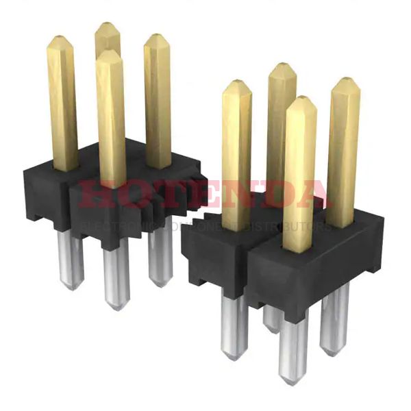 TMM-108-02-L-D - SAMTEC TMM-108-02-L-D Board-To-Board Connector, TMM Series, 16 Contacts, Header, 2 mm, Through Hole, 2 Rows