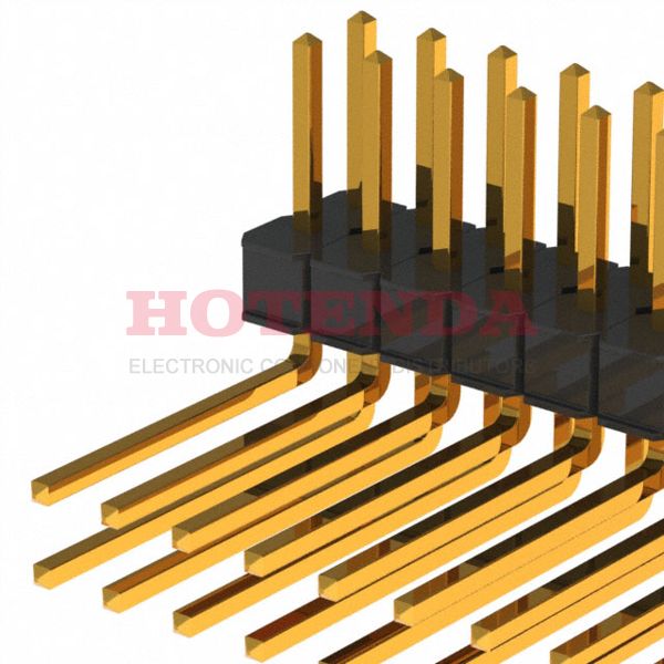 929667-02-17-I - Headers &amp; Wire Housings .100 RT ANG 17 PIN .235-.405