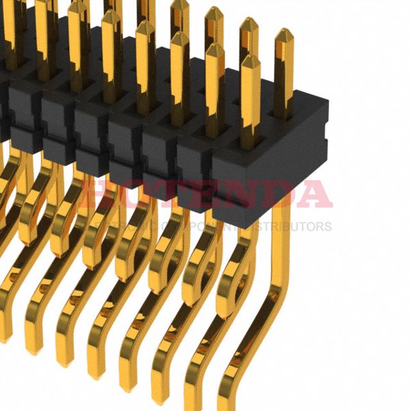 FTE-107-03-G-DH - SAMTEC FTE-107-03-G-DH Board-To-Board Connector, Horizontal, FTE Series, 14 Contacts, Header, 0.8 mm, Solder, 2 Rows