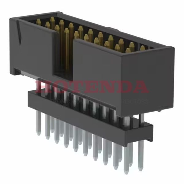 ZSS-110-02-L-D-590 - Conn Elevated Shrouded Header HDR 20 POS 2.54mm Solder ST Thru-Hole