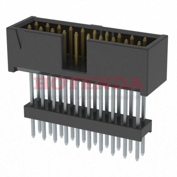 ZSS-110-04-S-D-765 - Conn Elevated Shrouded Header HDR 20 POS 2.54mm Solder ST Thru-Hole