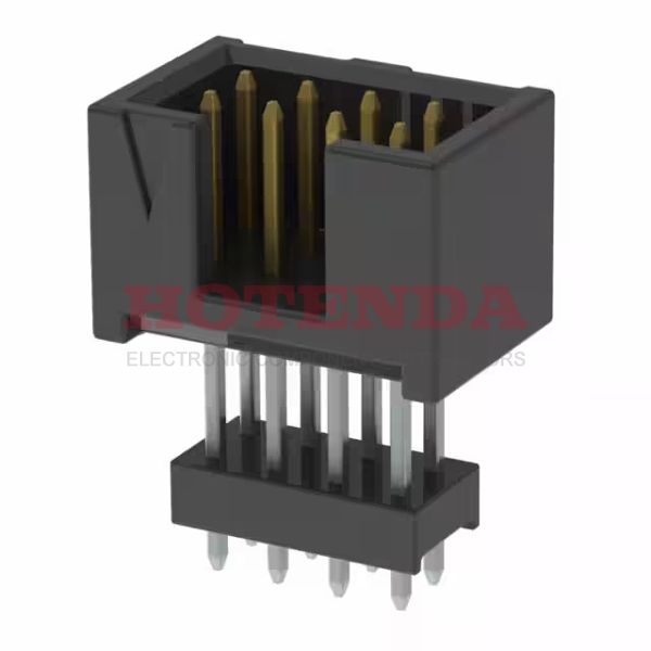 ZSS-104-02-S-D-640 - Conn Elevated Shrouded Header HDR 8 POS 2.54mm Solder ST Thru-Hole