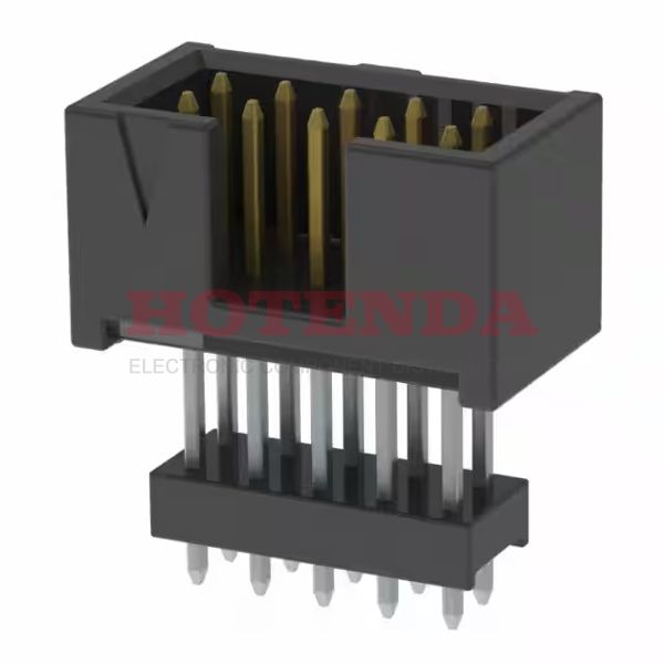 ZSS-105-02-L-D-615 - Conn Elevated Shrouded Header HDR 10 POS 2.54mm Solder ST Thru-Hole