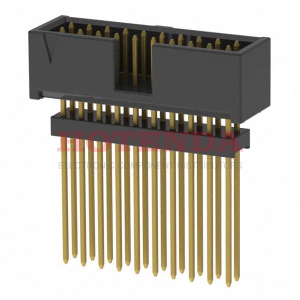 ZSS-110-07-G-D-540 - Conn Elevated Shrouded Header HDR 20 POS 2.54mm Solder ST Thru-Hole