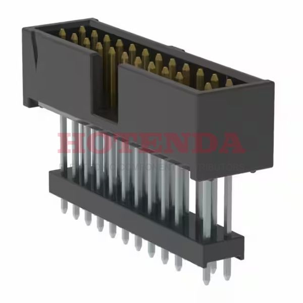 ZSS-112-03-S-D-740-03 - Conn Elevated Shrouded Header HDR 24 POS 2.54mm Solder ST Thru-Hole