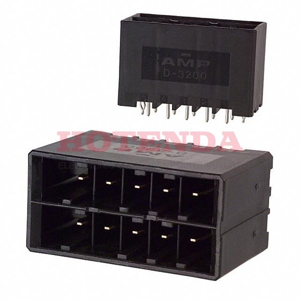 1-917657-3 - CONN HEADR 10POS STR KEY-XX 30AU