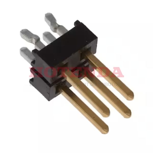 TSW-102-07-S-D-LL - Conn Unshrouded Header HDR 4 POS 2.54mm Solder ST Thru-Hole