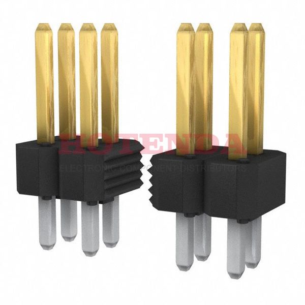 10076801-101-10LF - Conn Unshrouded Header HDR 10 POS 2.54mm Solder ST Thru-Hole Poly Bag