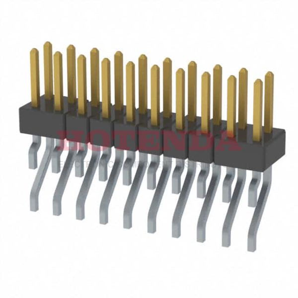 MMT-110-02-L-DH-P - Conn Unshrouded Header HDR 20 POS 2mm Solder RA SMD Tube