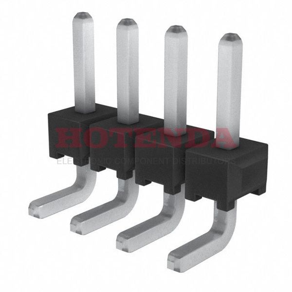 TMM-114-01-T-S-RA - SAMTEC TMM-114-01-T-S-RA Board-To-Board Connector, Right Angle, TMM Series, 14 Contacts, Header, 2 mm, Through Hole, 1 Rows