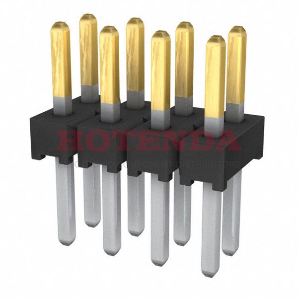 TMM-104-04-F-D - Conn Unshrouded Header HDR 8 POS 2mm Solder ST Thru-Hole Automotive Bulk
