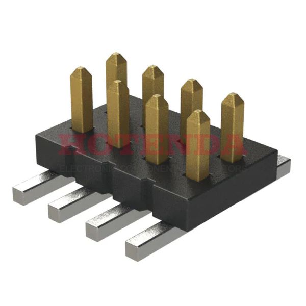 FTS-104-03-L-DV-TR - Conn Unshrouded Header HDR 8 POS 1.27mm Solder ST SMD T/R