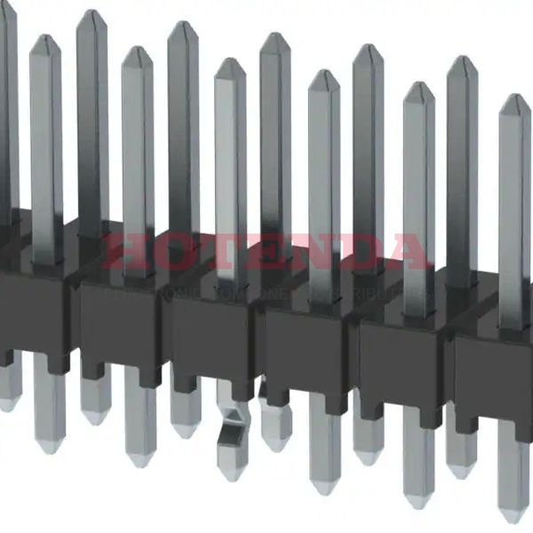 HTSW-150-07-T-D-LL - SAMTEC HTSW-150-07-T-D-LL Board-To-Board Connector, Vertical, HTSW Series, 100 Contacts, Header, 2.54 mm, Through Hole