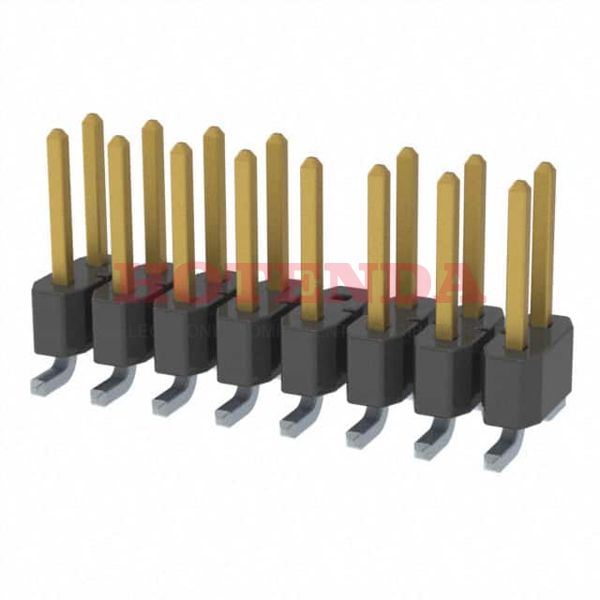 TSM-108-01-S-DV-008-P-TR - Conn Unshrouded Header HDR 16 POS 2.54mm Solder ST SMD T/R