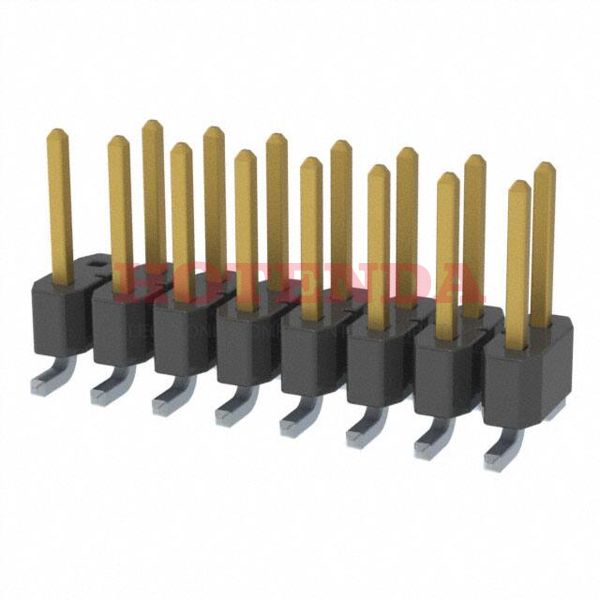 TSM-108-01-S-DV-016-P-TR - Conn Unshrouded Header HDR 16 POS 2.54mm Solder ST SMD T/R