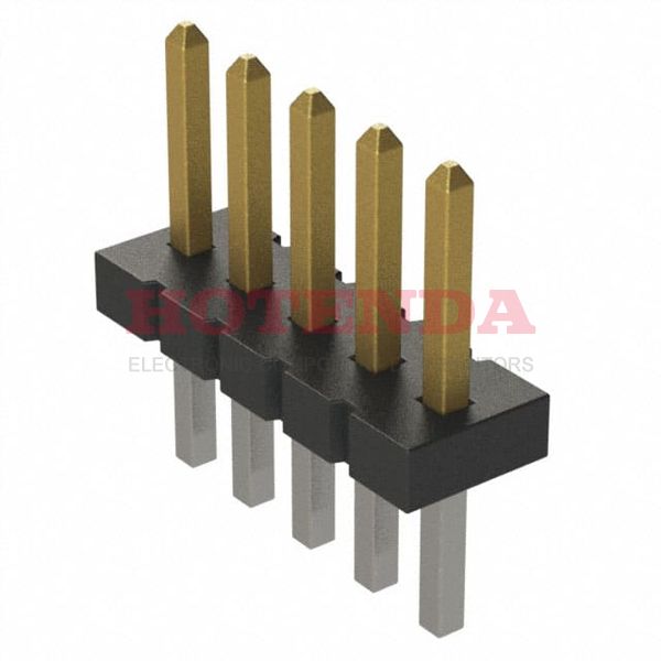FTS-105-01-L-S - Conn Unshrouded Header HDR 5 POS 1.27mm Solder ST Thru-Hole Tube