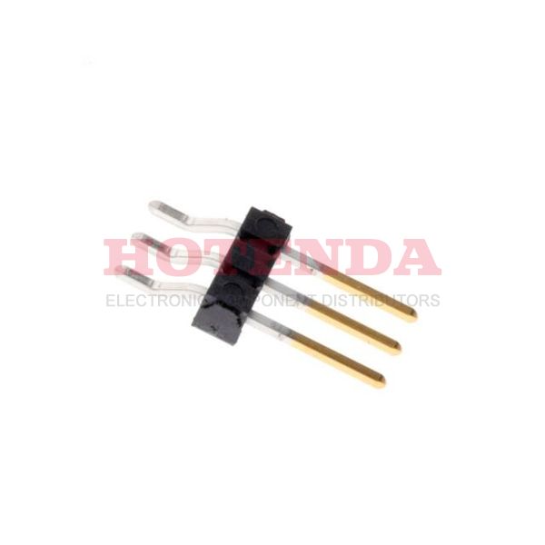 TSM-103-02-L-SH-A - Conn Unshrouded Header HDR 3 POS 2.54mm Solder RA SMD Automotive Tube