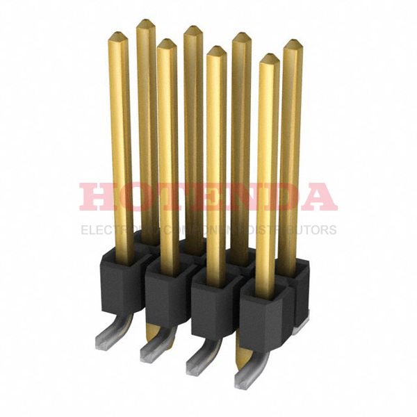 TSM-104-03-F-DV-A - Conn Unshrouded Header HDR 8 POS 2.54mm Solder ST SMD Tube