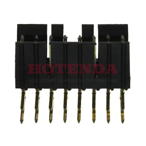 78207-116HLF - Mini-PV™, Basics+ Series 2-Row Header Solder Phosphor Bronze Bulk Through Hole, Right Angle Gold or Gold, GXT™ 16-Position Board to Cable/Wire 0.303 7.70mm Height