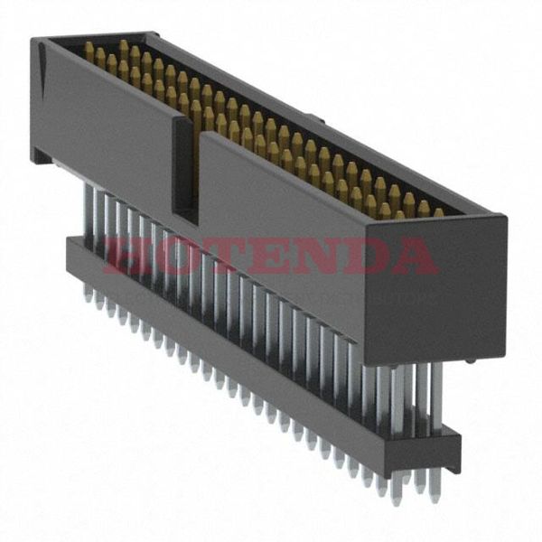 ZSS-125-02-L-D-630 - Conn Elevated Shrouded Header HDR 50 POS 2.54mm Solder ST Thru-Hole