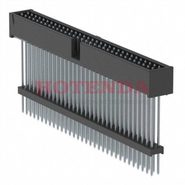 ZSS-132-09-T-D-1140 - Conn Elevated Shrouded Header HDR 64 POS 2.54mm Solder ST Thru-Hole