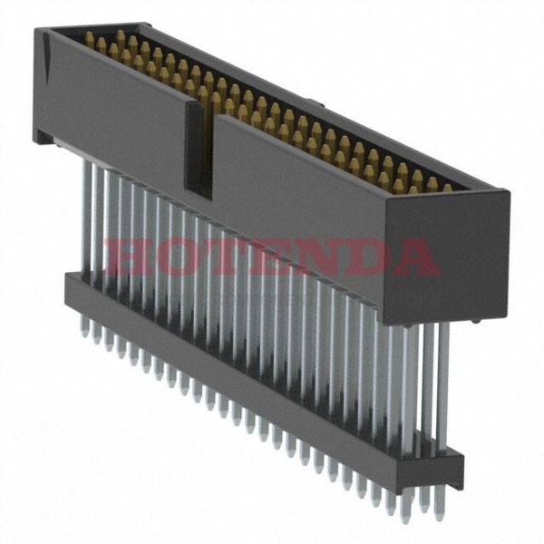 ZSS-125-04-L-D-840 - Conn Elevated Shrouded Header HDR 50 POS 2.54mm Solder ST Thru-Hole