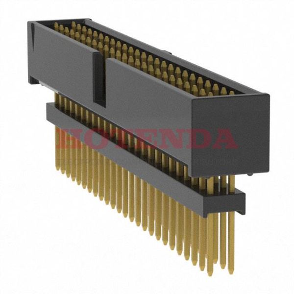 ZSS-125-03-G-D-510 - Conn Elevated Shrouded Header HDR 50 POS 2.54mm Solder ST Thru-Hole