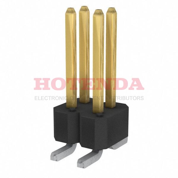 95278-102-04LF - Headers &amp; Wire Housings 4P DR VRT UNSHD HDR 11.8MM LENGTH