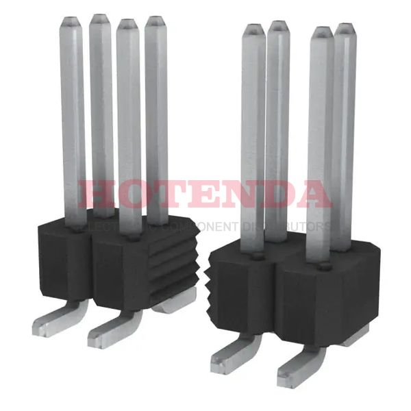 95278-402-24LF - BERGSTIK® Series 2-Row Header, Breakaway Solder Phosphor Bronze Bulk Surface Mount Tin Thermoplastic 24-Position Board to Board 0.100 2.54mm Height