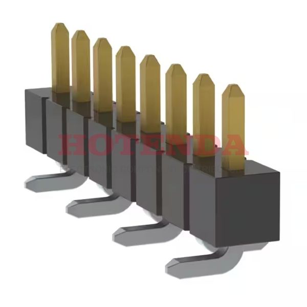 TSM-108-04-L-SV-TR - Conn Unshrouded Header HDR 8 POS 2.54mm Solder ST SMD T/R