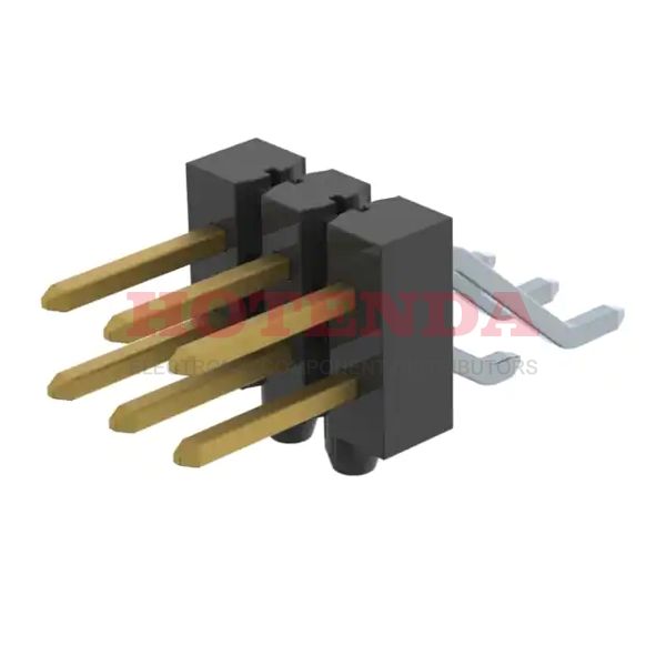 TSM-103-01-L-DH-A-TR - TSM Series 2-Row Header Solder Phosphor Bronze Tape &amp; Reel (TR) Surface Mount, Right Angle Gold Liquid Crystal Polymer (LCP) 6-Position Board to Board or Cable 0.240 6.10mm Height
