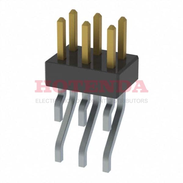 MMT-103-01-F-DH-K-TR - CONN HEADER SMD R/A 6POS 2MM