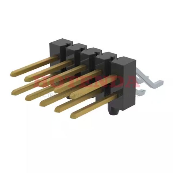TSM-105-02-L-DH-A-P-TR - TSM Series 2-Row Header Solder Phosphor Bronze Tape &amp; Reel (TR) Surface Mount, Right Angle Gold Liquid Crystal Polymer (LCP) 10-Position Board to Board or Cable 0.240 6.10mm Height