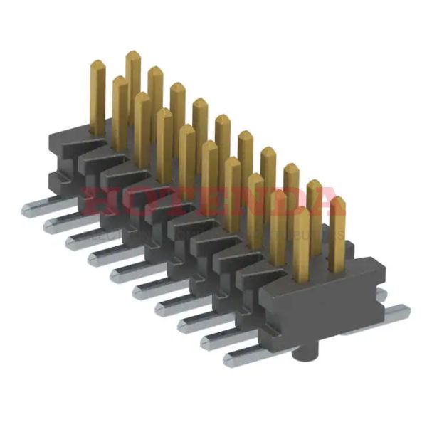 FTMH-110-02-L-DV-A-TR - Conn Unshrouded Header HDR 20 POS 1mm Solder ST SMD T/R