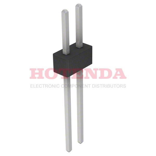 PEC01DAEN - CONN HEADER .100 DUAL STR 2POS