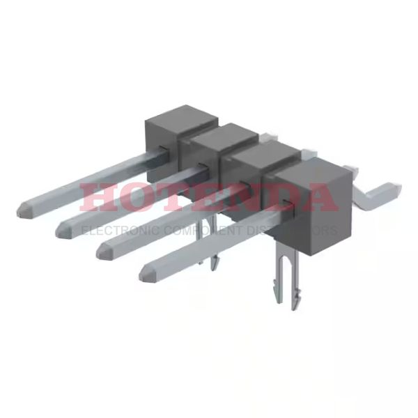 TSM-104-02-T-SH-LC-K - Conn Unshrouded Header HDR 4 POS 2.54mm Solder RA SMD Tube