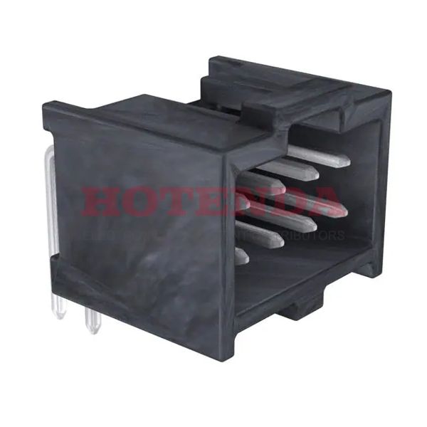 0901303108 - Conn Shrouded Header HDR 8 POS 2.54mm Solder RA Thru-Hole C-Grid III™ Tray