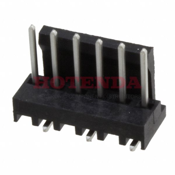 3-647502-6 - Conn Unshrouded Header HDR 6 POS 5.08mm Solder ST SMD